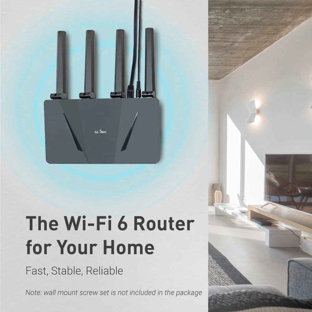 Flint (GL-AX1800) Wi-Fi 6 Home Secure Router - Image 8