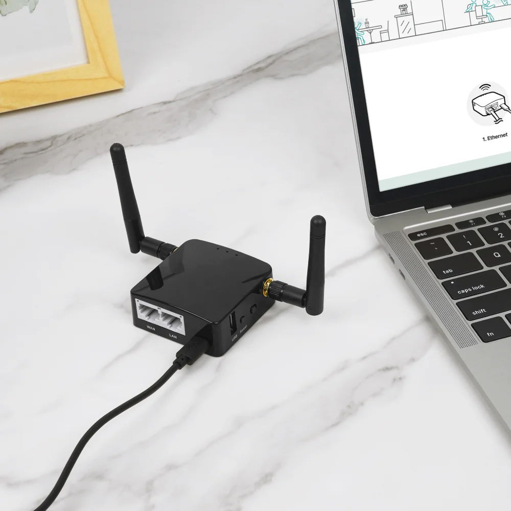 Shadow (GL-AR300M16) Wireless Mini Router (Grey) - Image 10
