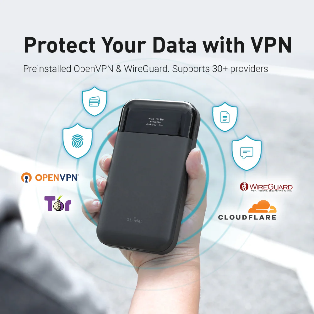 Mudi V2 (GL-E750V2) Portable 4G LTE Router | Travel WiFi - Image 9
