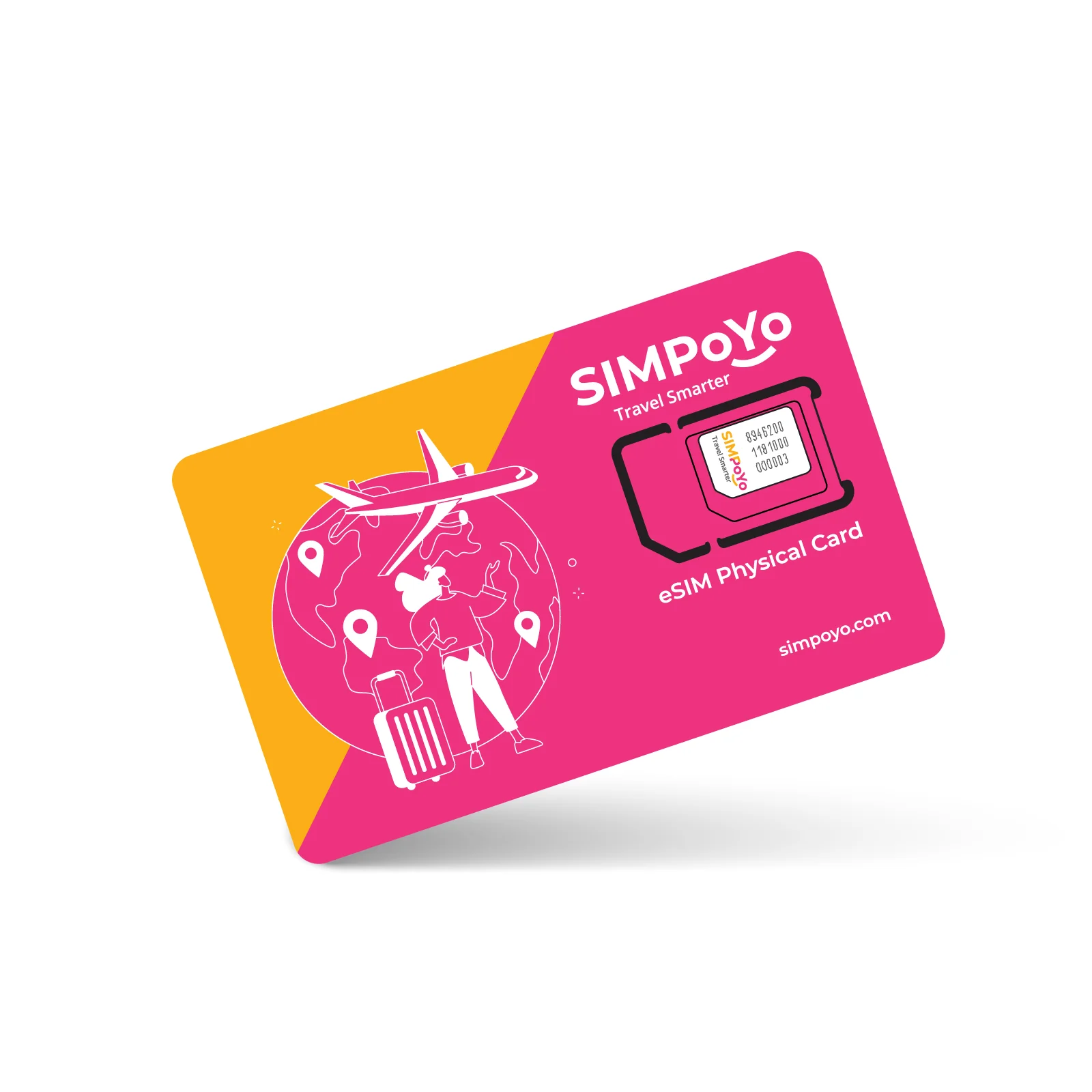 SIMPoYo eSIM Physical Card|Data Only