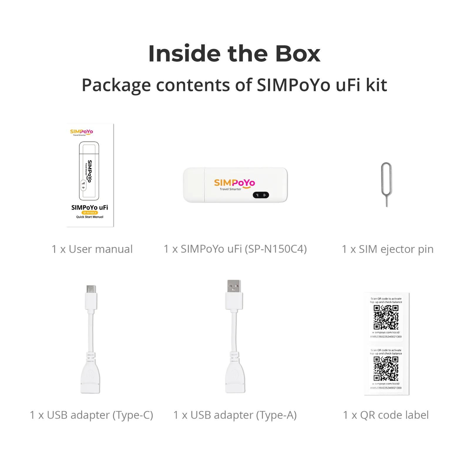 SIMPoYo uFi (SP-N150C4) Plug & Play 4G USB Dongle with Hotspot - Image 7